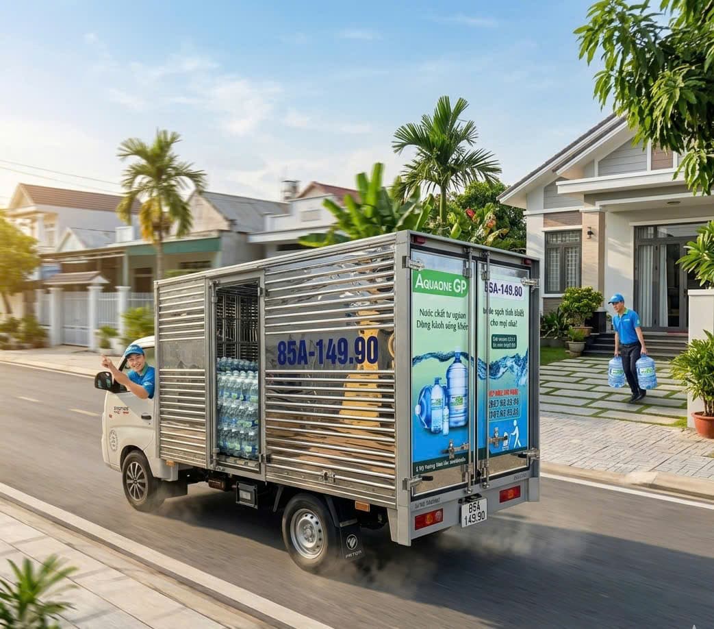 AquaOne GP giao nước uống tại Vĩnh Hải và khu vực lân cận
